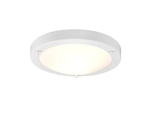 Badezimmer Deckenleuchten IP44 mit Opalglas Ø31,5cm - Deckenleuchte für Badezimmer, IP44 geschützt, mit dimmbarer E27 LED (7W, 560 Lumen, 3000K). Ideal für feuchte Räume und sorgt für warmes Licht.