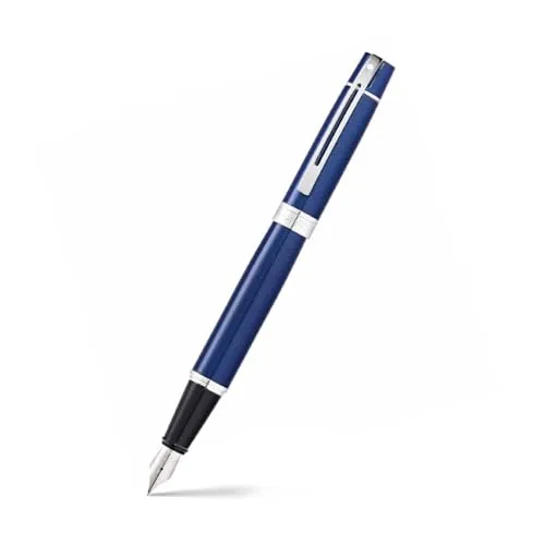 Sheaffer 300 Glänzender Blauer Lack Füllfederhalter