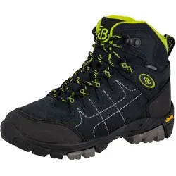 BRÜTTING Outdoorstiefel Mount Shasta Kids Hi, Gr. 39, blau - Wasserdichte Wanderschuhe für Kinder mit atmungsaktiver Comfortex-Klimamembrane, ideal für Outdoor-Abenteuer und rutschfeste Vibram-Laufsohle.