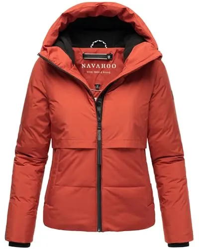 Navahoo Damen Winterjacke Liebesküken XIV - Warme Steppjacke mit Fleece-Innenfutter - Funktionsjacken, taillierte Passform für eine schlanke Silhouette, kuscheliges Teddyfleece-Futter und wasserabweisend für besten Komfort an kalten Tagen.