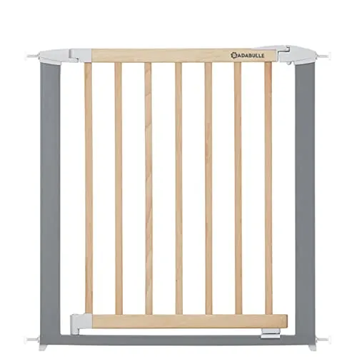 Produktbild Badabulle Türschutzgitter Safe & Lock Wood/Metal (73 bis 81,5 cm)