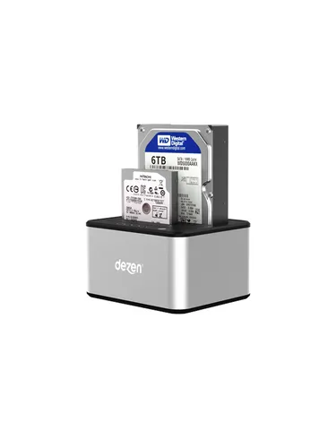 dezen Dual HDD Docking Station DZ-BS-HD07A