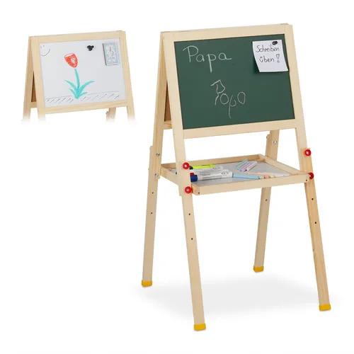 Standtafel kinder Kinderstaffelei Magnetische Maltafel 2 kg ab 3 Jahre 2 in 1