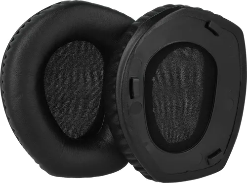 vhbw 2x Ohrpolster Ersatz für Sennheiser 562591, 562592, 562593 für Kopfhörer Headset, Schaumstoff / Kunststoff Schwarz