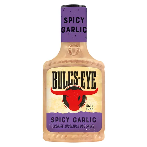 Bulls Eye Spicy Garlic cremige Chili Knoblauch BBQ Sauce 300ml