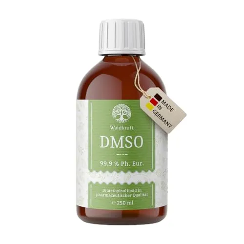 DMSO - 99,9% Dimethylsulfoxid Ph. Eur. - 250ml - Nahrungsergänzungsmittel in Europäischer Pharmaqualität, rein und frei von Zusatzstoffen, ideal für Forschung und Laboranwendungen.