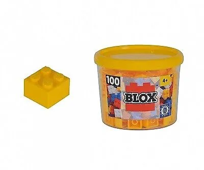 Androni 104114110 - Blox 100 gelbe  4er Steine in Dose - Neu