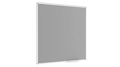 ALLboards Pinnwand Filztafel 120x120cm mit Alurahmen von ALLboards