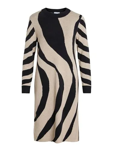 Vitif Crewneck Knit Midi Dress- Noos