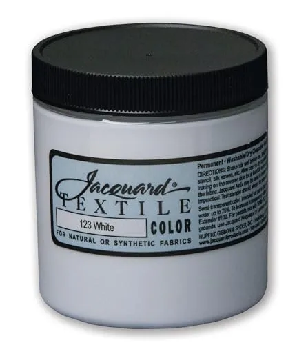 Jacquard Textile Paint 8 Oz White