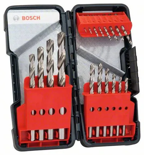 Bosch Accessories 2607019578 HSS Metall-Spiralbohrer-Set 18-teilig