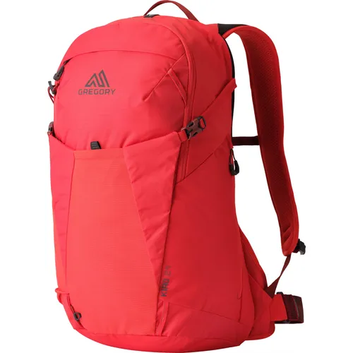Gregory Kiro 24 - Leichter Wanderrucksack in Lava Red - Wanderrucksack: 53H x 28W x 22D cm, 24 L, nur 0.70 KG, mit CloudControl-Hüftgurt für optimalen Halt und atmungsaktivem Rückenteil für maximalen Komfort.