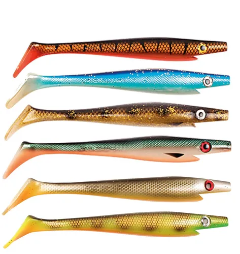 Strike Pro Pig Shad 26cm 134g - Gummifisch, Farbe:Jeppan