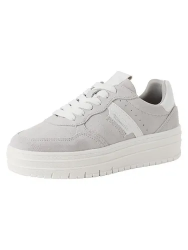 Tamaris M2377343 Sneaker – Elegante Leichtigkeit - Sneaker in Größe 40 EU, Farbe Light Grey, aus hochwertigem Synthetik und Wildleder. Ideal für lässige Outfits und höchsten Tragekomfort.