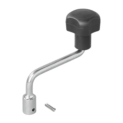 APT Hebel für Stützrad 48 mm Stahl Kurbel für Anhänger Wohnwagen Bugrad Deichselrad