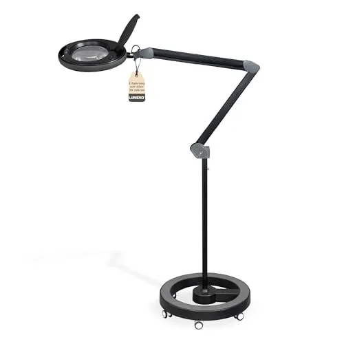 Lumeno Lupenleuchte 8515 mit Rollstativ von Lumeno