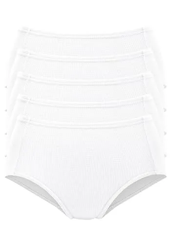 PETITE FLEUR Damen Taillenslip aus Pikee im Multipack von Petite Fleur