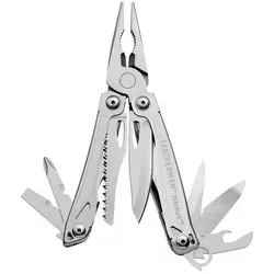 Leatherman Sidekick – Mini Multi-Tool mit 14 Werkzeugen - Multitool für Outdoor und Camping, mit 14 Funktionen wie Zange und Kombimesser, aus korrosionsbeständigem Edelstahl für langanhaltende Zuverlässigkeit.