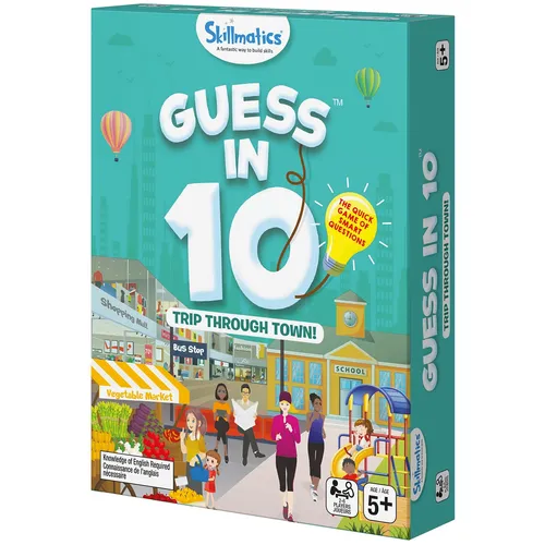 Spin Master Games Skillmatics Guess in 10 Lern-Brettspiel, für Familien und Kind