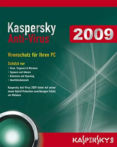 Kaspersky Anti-Virus 2009 - Sichere deine Windows Vista Umgebung mit Kaspersky Anti-Virus 2009 – leistungsstarker Virenschutz auf Deutsch für umfassende Sicherheit.