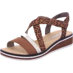 Rieker Keilsandalette 100% vegan - Wanderschuhe, 100% vegan mit sportlichem Design und weichem Gehcomfort durch Antistress-Innensohle für unbeschwertes Laufen.