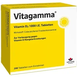 Vitagamma Vitamin D3 1.000 I.e. Tabletten