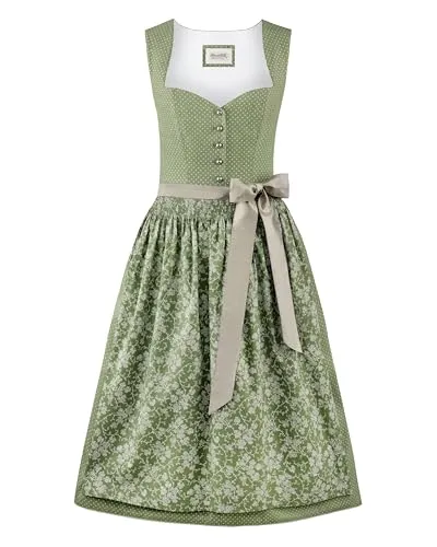 Stockerpoint Damen Edonita Midi Dirndl, Schilf, 40 in grün von Stockerpoint