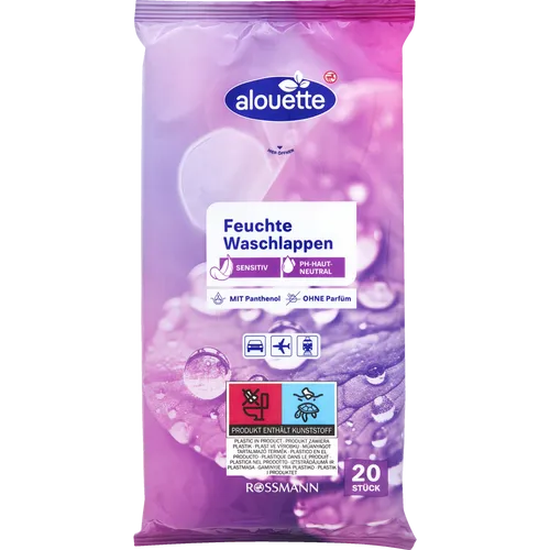 alouette Feuchte Waschlappen Sensitiv 4305615526904