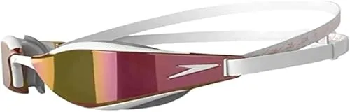 Speedo Unisex Fastskin Hyper Elite Schwimmbrille - Schwimmbrillen mit hydrodynamischem Design für optimale Sicht und Komfort. IQfit 3D-Dichtung sorgt für perfekten Sitz und weniger Druck im Augenbereich.