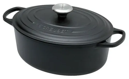 LE CREUSET Bräter oval 33cm schwarz in schwarz von Le Creuset