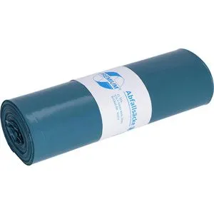 Deiss Müllsäcke Premium, 10042, 120 Liter, extra stark, blau, 25 Stück