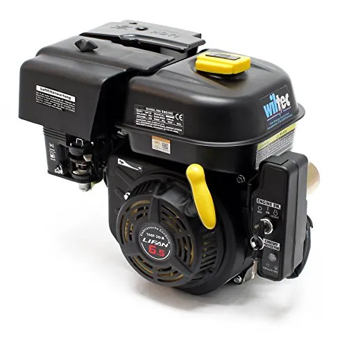 LIFAN 168 Einzylinder Benzinmotor mit 6,5 PS Leistung und 12V E-Start für Kleinmaschinen & Karts, luftgekühlter 4-Takt Motor mit 20 mm Kurbelwelle, OHV-Ventilsteuerung & 196 cc Hubraum