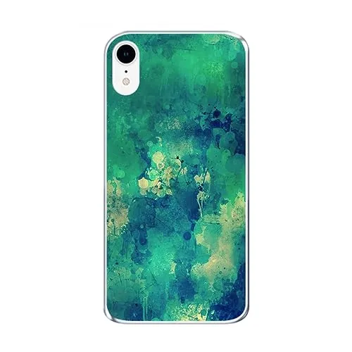 König Design Handyhülle Kompatibel mit Apple iPhone XR Hülle TPU Eckenschutz Stoßfest Dünn Kratzfest Schutzhülle - Aquarell