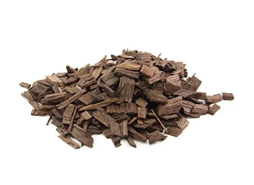 Eichenholzchips Amerikanisch (Hight Toasted) 20g - Amerikanische Eichenholzchips | Eichenholzspäne | Räucherholz | Eichenholz Chips | Holzspäne | Holzfässer