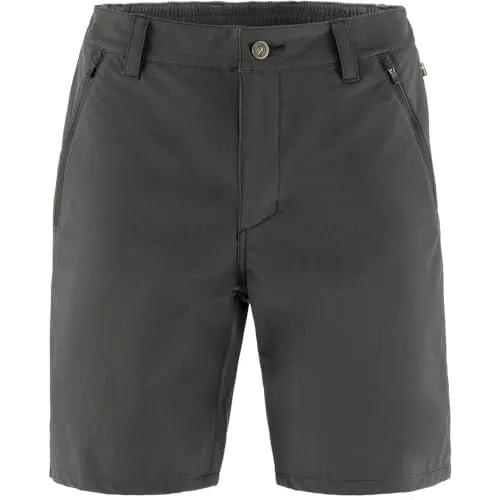 Fjällräven Abisko Trail Stretch Shorts Gr 48 grau - Herren Outdoor Shorts für Trekking und Wandern, mit flexiblem Stretchmaterial für optimalen Komfort und Bewegungsfreiheit. Ideal für sommerliche Abenteuer!