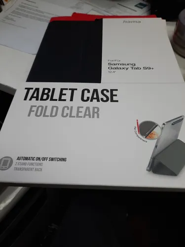 Hama Tablet-Case Fold Clear für Galaxy Tab S9+ Hülle schwarz