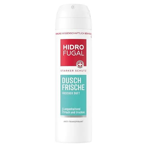 Hidrofugal Dusch-Frische Spray (150 ml) - Deos – Starker Anti-Transpirant Schutz ohne Ethylalkohol, kombiniert mit einem erfrischenden Duft für langanhaltende Frische und Hautverträglichkeit.