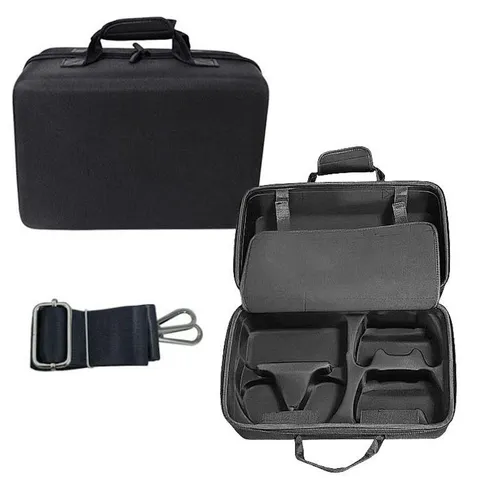 Tragetasche für PS5 Slim Konsole mit Kopfhörerfach - Hochwertige Doppel-Layer Tragetasche für die PS5 Slim. Gepolstert und strapazierfähig, bietet sie sicheren Schutz und Platz für Kopfhörer. Ideal für unterwegs!
