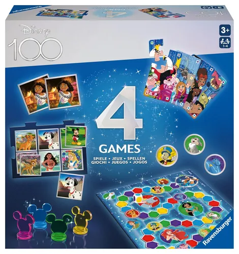 Disney 100 4-in-1 - Bordspel (6013411)