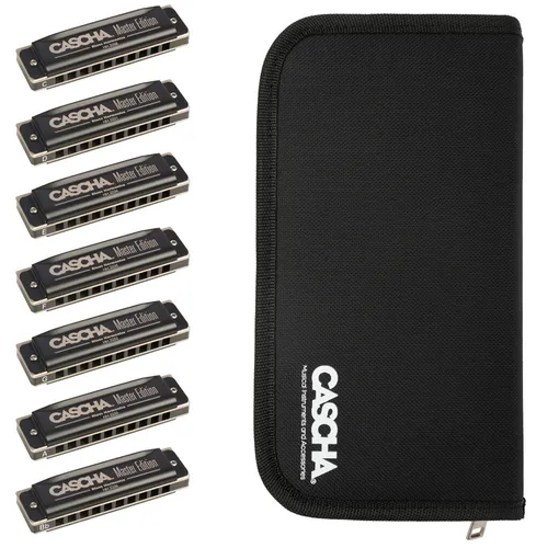 CASCHA HH 2248 Master Edition Blues Harmonica Pack