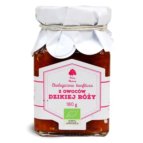BIO-ROSE-WILD-Marmelade 180 g - DARY NATURY