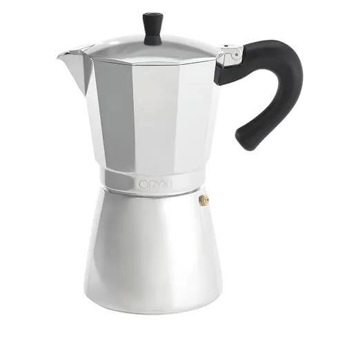 Induktionskaffeemaschine Aluminium 12 Tassen - Espressokocher aus hochwertigem Aluminium, geeignet für alle Wärmequellen und mit ergonomischem Griff für sicheren Halt. Perfekt für Kaffeeliebhaber, die Wert auf Qualität legen.
