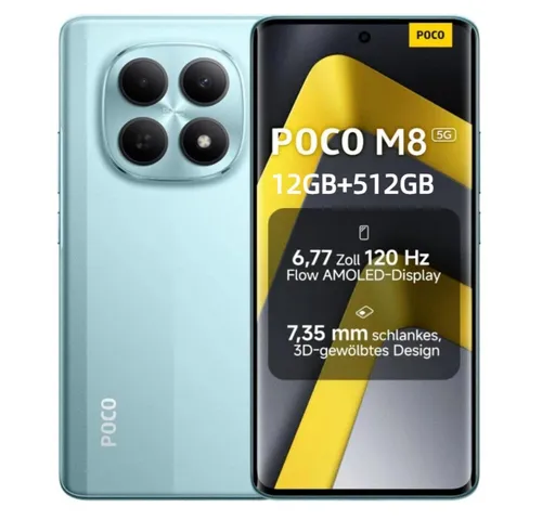 Xiaomi POCO M8 5G Smartphone – 12GB RAM & 512GB Speicher von Xiaomi