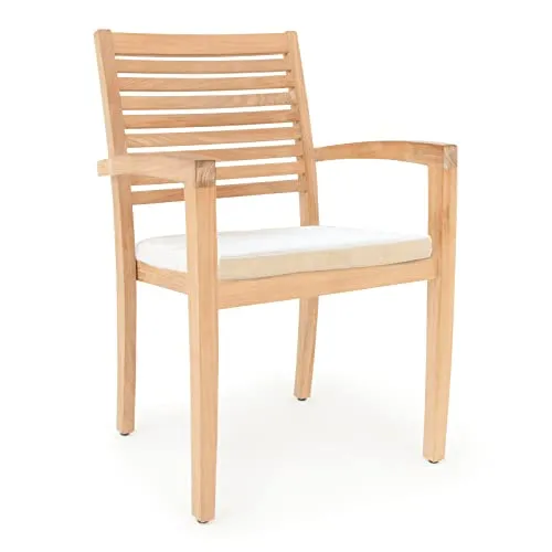 Garland Sitzauflage Toscana 60x60 cm - Outdoor Wasserabweisend - Hochwertige Auflage aus schmutzabweisenden SDA-Fasern, ideal für den Garten. Atmungsaktiv, schnelltrocknend und schimmelresistent für höchsten Sitzkomfort.