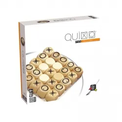 Gigamic Quixo Mini - Familienspiel aus Holz für 2-4 Spieler, Strategie und Spaß für alle ab 8 Jahren, ideal für Reisen und kurze Spielrunden