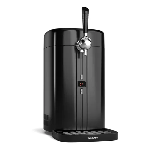 Klarstein FrostBrew Bierzapfanlage 5L - Perfekter Biergenuss zu Hause - Zapfanlage für 5L-Fässer mit CO₂-Drucksystem und präziser Temperaturregelung von 3-12 °C für optimalen Geschmack. Ideal für jeden Anlass und einfach zu reinigen.
