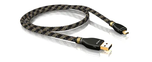Viablue KR-2 Silver USB-Cable 2.0 A/Mini-B 3m OFC von VIABLUE