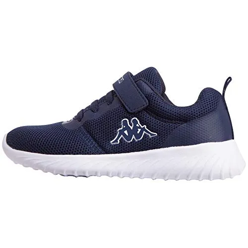 Kappa Kinder Sneaker mit Klettverschluss - Blau 26 EU - Sportliche Sneaker für Kinder in Navy, atmungsaktiv und pflegeleicht. Ideal für aktive Kids dank praktischem Klettverschluss.
