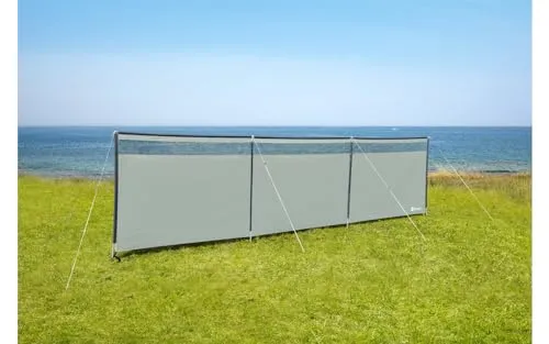 Berger Windschutz Panorama 600 grau - Sichtschutz für Camping, Garten oder Strand – der stabile Windschutz Panorama 600 schützt vor Wind und neugierigen Blicken und sorgt für einen gemütlichen Freiraum.