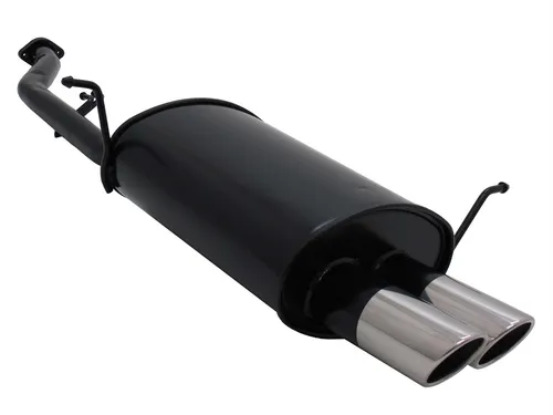 Novus Sportauspuff für BMW E36 Compact 316i 2x76mm SR-Design - Schalldämpfer mit sportlichem Design, optimiert für besseren Sound und Leistung, ideal für Tuning-Fans.